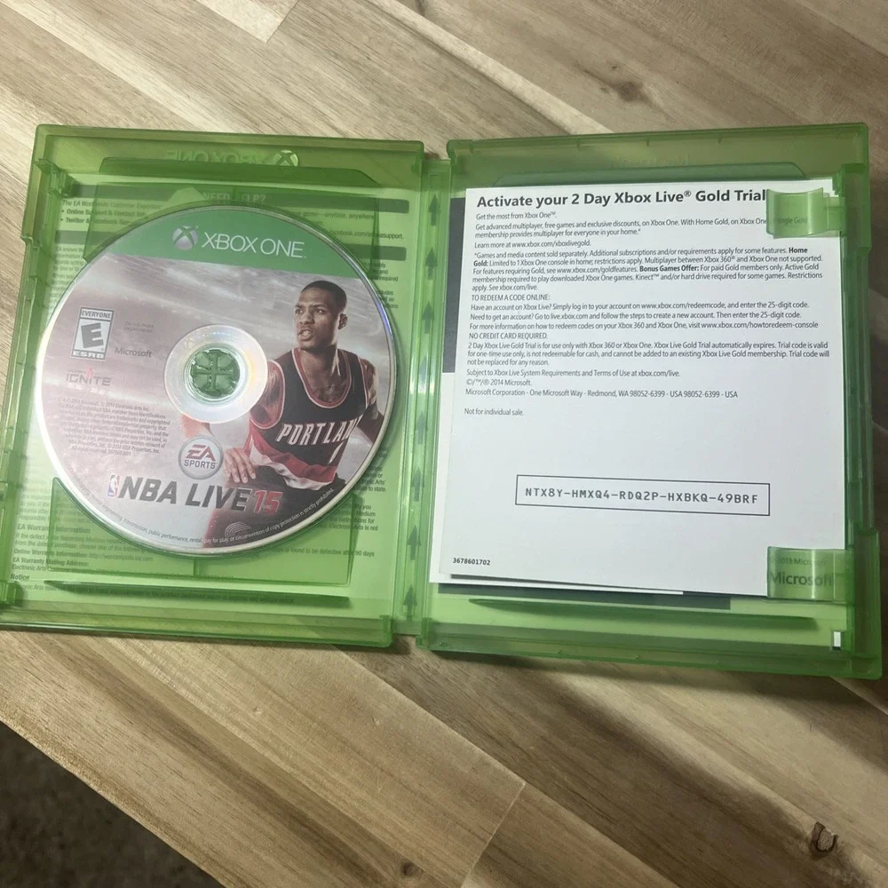 NBA Live 15 (Microsoft Xbox One, 2014)